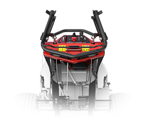 Gravely Pro-Walk hydro lawn mower intuitive steering controls