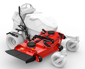 Gravely Pro-Stance EV lawn mower feature - deck lift