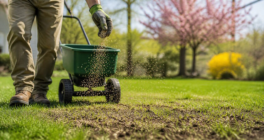 Spring Lawn Overseeding